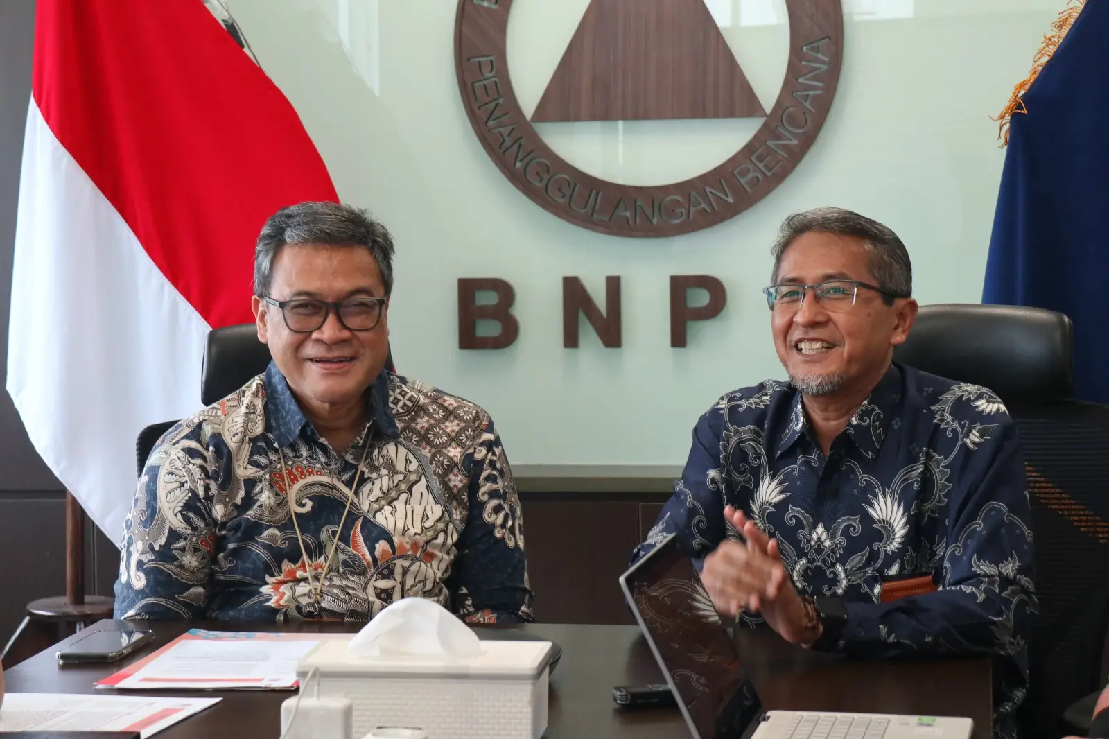 BNPB Terima Kunjungan Audiensi BSN di Graha BNPB Jakarta